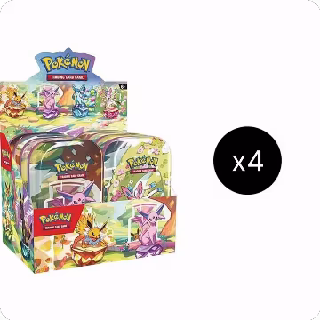 Prismatic Evolutions Mini Tin Display Case, Prismatic Evolutions — Pokémon sealed product price