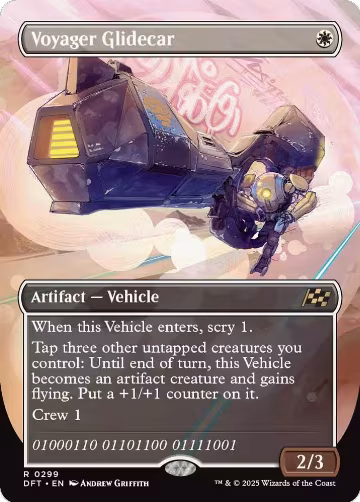 Voyager Glidecar (Borderless) (299), Aetherdrift — Magic card price