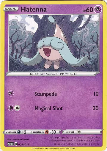 Hatenna (005/015), McDonald's Promos 2024 — Pokémon card price