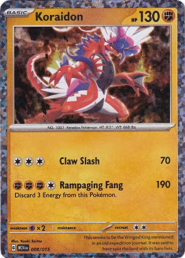 Koraidon (008/015), McDonald's Promos 2024 — Pokémon card price