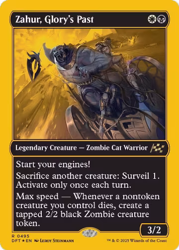 Zahur, Glory's Past (First-Place Foil) (495), Aetherdrift — Magic card price