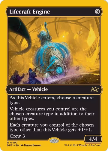 Lifecraft Engine (First-Place Foil) (497), Aetherdrift — Magic card price