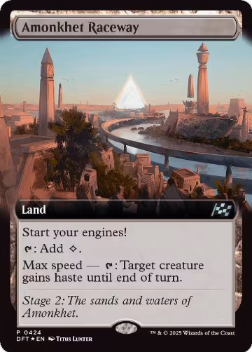 Amonkhet Raceway (Extended Art) (424), Aetherdrift — Magic card price