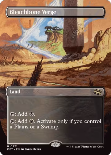 Bleachbone Verge (Borderless) (371), Aetherdrift — Magic card price