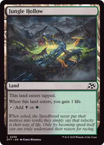 Jungle Hollow (256), Aetherdrift — Magic card price