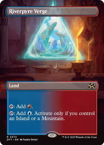 Riverpyre Verge (Borderless) (372), Aetherdrift — Magic card price