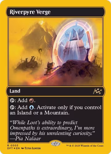 Riverpyre Verge (First-Place Foil) (503), Aetherdrift — Magic card price