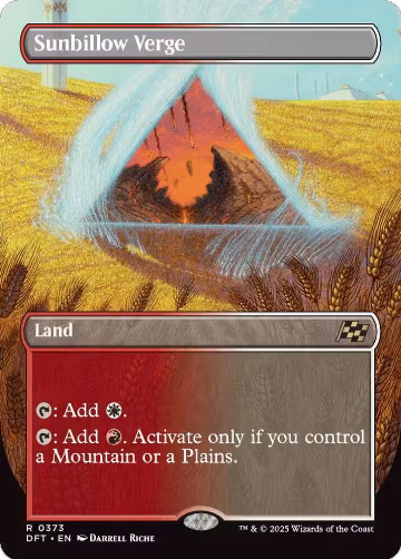 Sunbillow Verge (Borderless) (373), Aetherdrift — Magic card price
