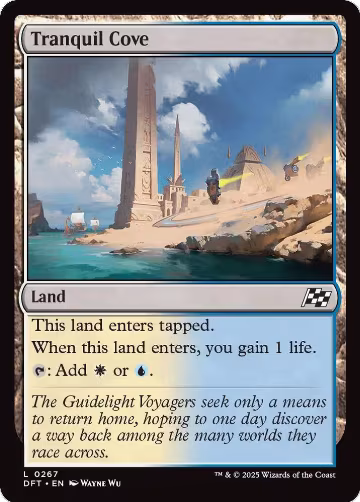 Tranquil Cove (267), Aetherdrift — Magic card price