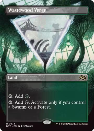 Wastewood Verge (Borderless) (374), Aetherdrift — Magic card price