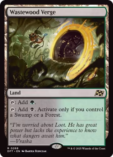 Wastewood Verge (268), Aetherdrift — Magic card price