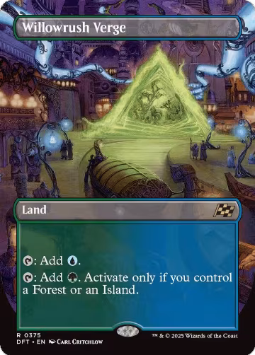 Willowrush Verge (Borderless) (375), Aetherdrift — Magic card price