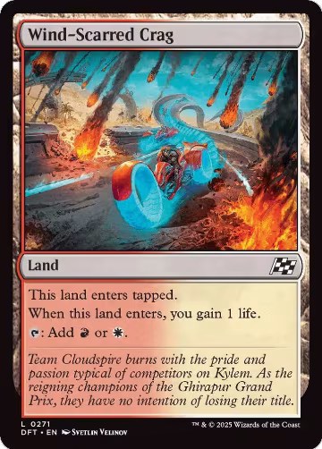 Wind-Scarred Crag (271), Aetherdrift — Magic card price