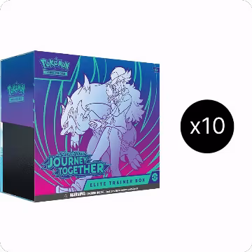Journey Together Elite Trainer Box Case, Journey Together — Pokémon sealed product price