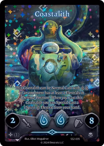 Coastalith (SS2-035), Shattered Stars Chapter 2 [SS2] — Elestrals card price