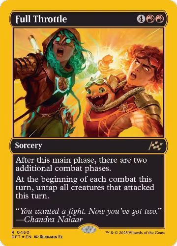 Full Throttle (First-Place Foil) (460), Aetherdrift — Magic card price