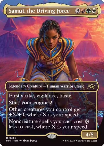 Samut, the Driving Force (Borderless) (367), Aetherdrift — Magic card price