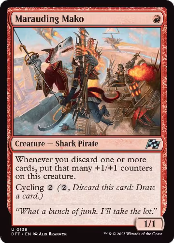 Marauding Mako (138), Aetherdrift — Magic card price