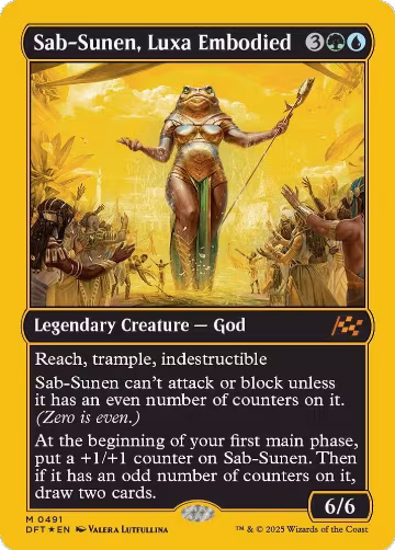 Sab-Sunen, Luxa Embodied (First-Place Foil) (491), Aetherdrift — Magic card price