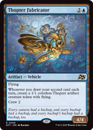 Thopter Fabricator (68), Aetherdrift — Magic card price