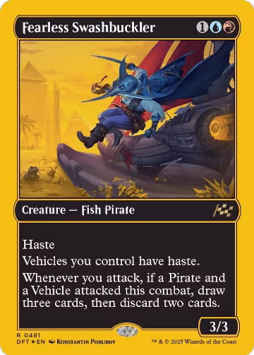 Fearless Swashbuckler (First-Place Foil) (481), Aetherdrift — Magic card price