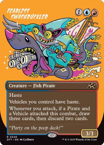 Fearless Swashbuckler (Borderless) (346), Aetherdrift — Magic card price
