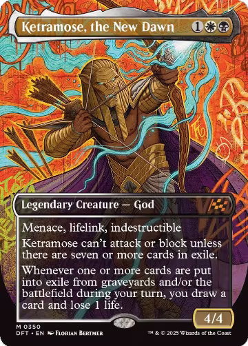 Ketramose, the New Dawn (Borderless) (350), Aetherdrift — Magic card price