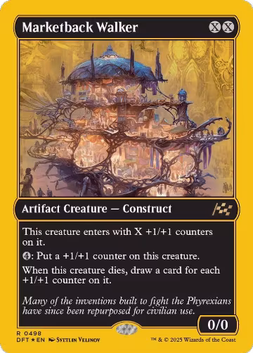 Marketback Walker (First-Place Foil) (498), Aetherdrift — Magic card price
