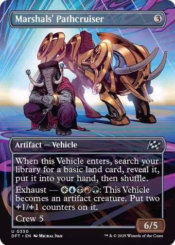 Marshals' Pathcruiser (Borderless) (330), Aetherdrift — Magic card price