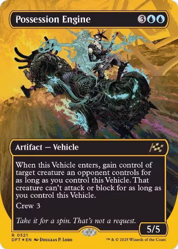 Possession Engine (Borderless) (First-Place Foil) (521), Aetherdrift — Magic card price