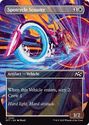 Spotcycle Scouter (Borderless) (297), Aetherdrift — Magic card price
