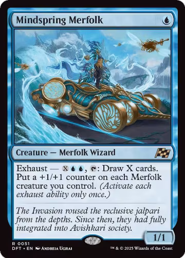 Mindspring Merfolk (51), Aetherdrift — Magic card price