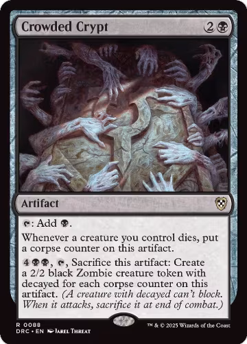 Crowded Crypt (88), Commander: Aetherdrift — Magic card price