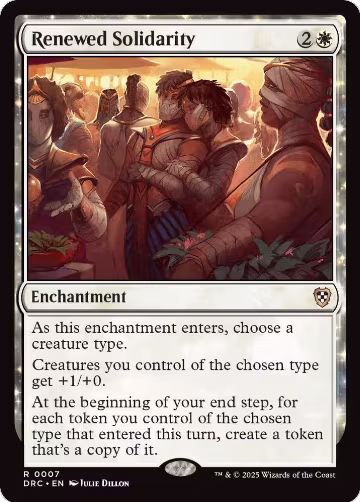 Renewed Solidarity (7) — card price