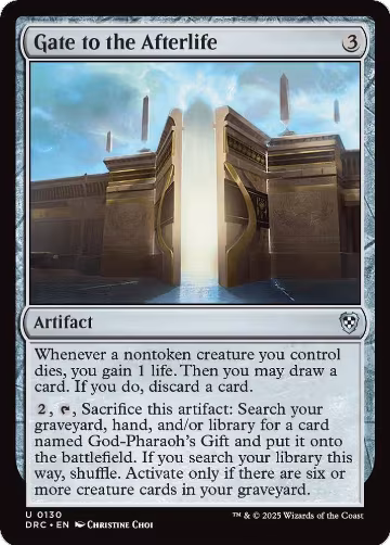 Gate to the Afterlife (130), Commander: Aetherdrift — Magic card price