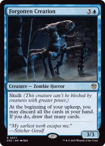 Forgotten Creation (77), Commander: Aetherdrift — Magic card price