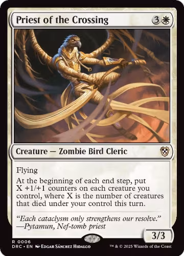 Priest of the Crossing (6), Commander: Aetherdrift — Magic card price