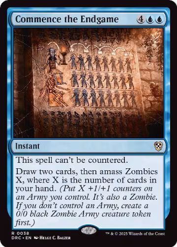 Commence the Endgame (38), Commander: Aetherdrift — Magic card price