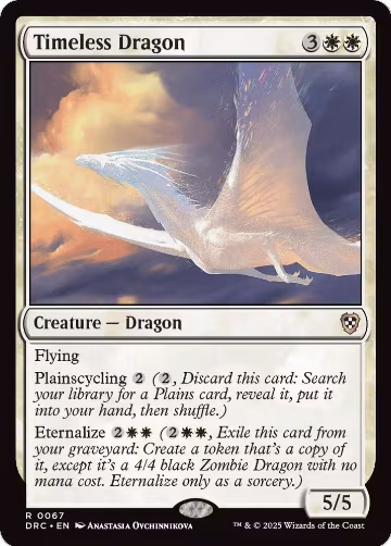 Timeless Dragon (67), Commander: Aetherdrift — Magic card price