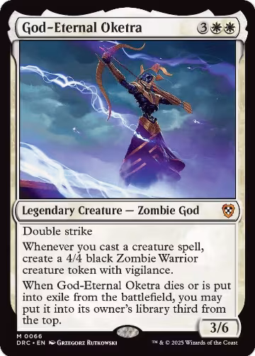 God-Eternal Oketra (66), Commander: Aetherdrift — Magic card price