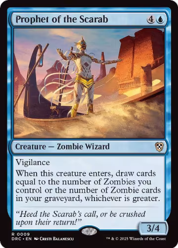 Prophet of the Scarab (9), Commander: Aetherdrift — Magic card price