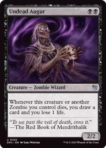 Undead Augur (100), Commander: Aetherdrift — Magic card price