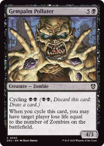 Gempalm Polluter (93), Commander: Aetherdrift — Magic card price