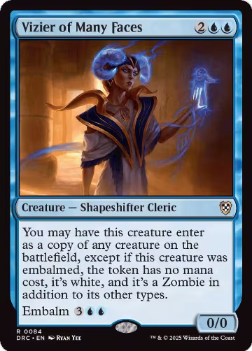 Vizier of Many Faces (84), Commander: Aetherdrift — Magic card price