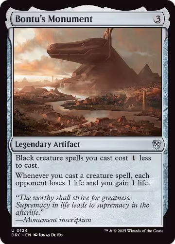 Bontu's Monument (124), Commander: Aetherdrift — Magic card price