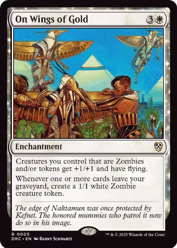 On Wings of Gold (5), Commander: Aetherdrift — Magic card price