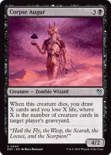 Corpse Augur (40), Commander: Aetherdrift — Magic card price
