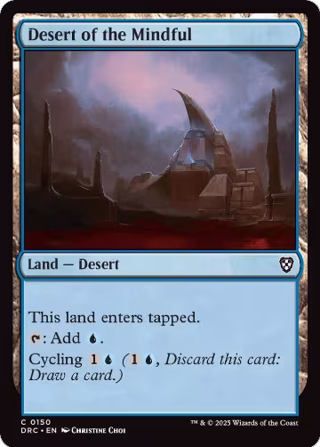 Desert of the Mindful (150), Commander: Aetherdrift — Magic card price