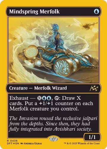 Mindspring Merfolk (First-Place Foil) (436), Aetherdrift — Magic card price