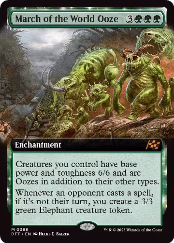 March of the World Ooze (Extended Art) (388), Aetherdrift — Magic card price